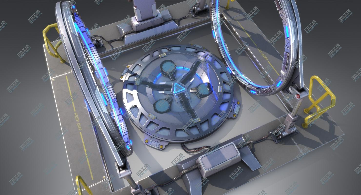 images/goods_img/2021040235/3D Sci-fi Teleport Device Time Machine model/4.jpg